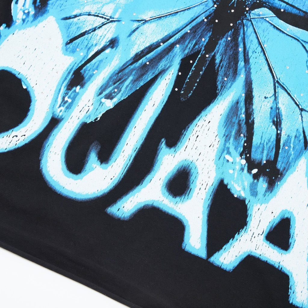 DUAA Butterfly Graphic Short-Sleeve T-Shirt — detail