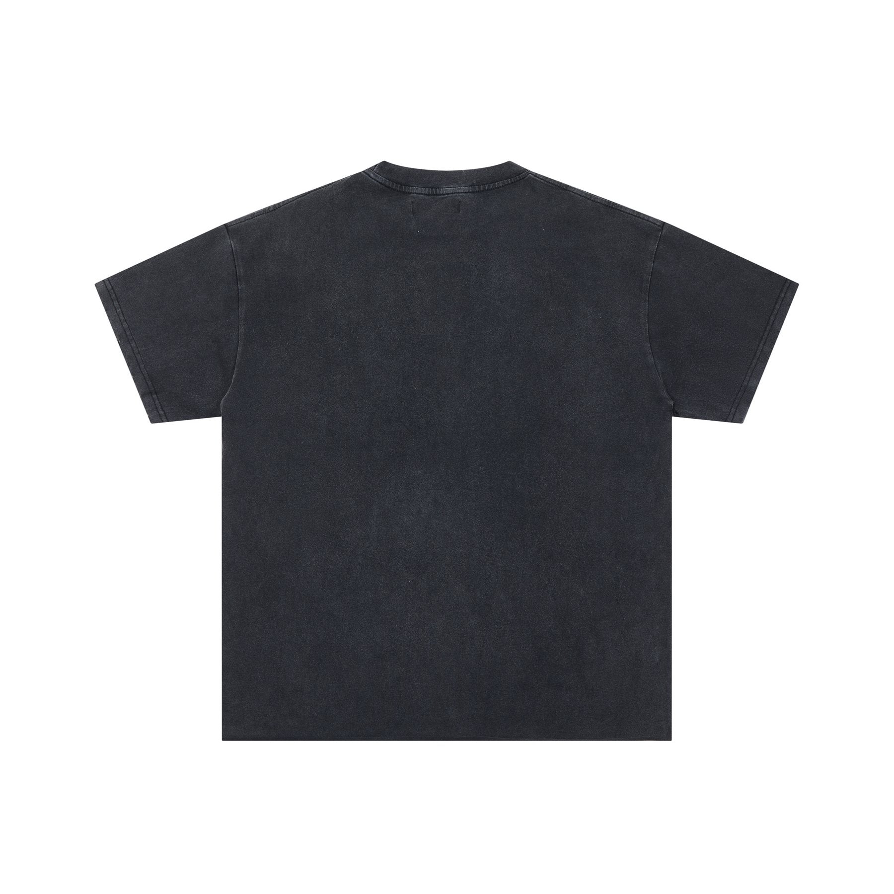 DUAA Black Rhinestone Graphic Short-Sleeve T-Shirt — back