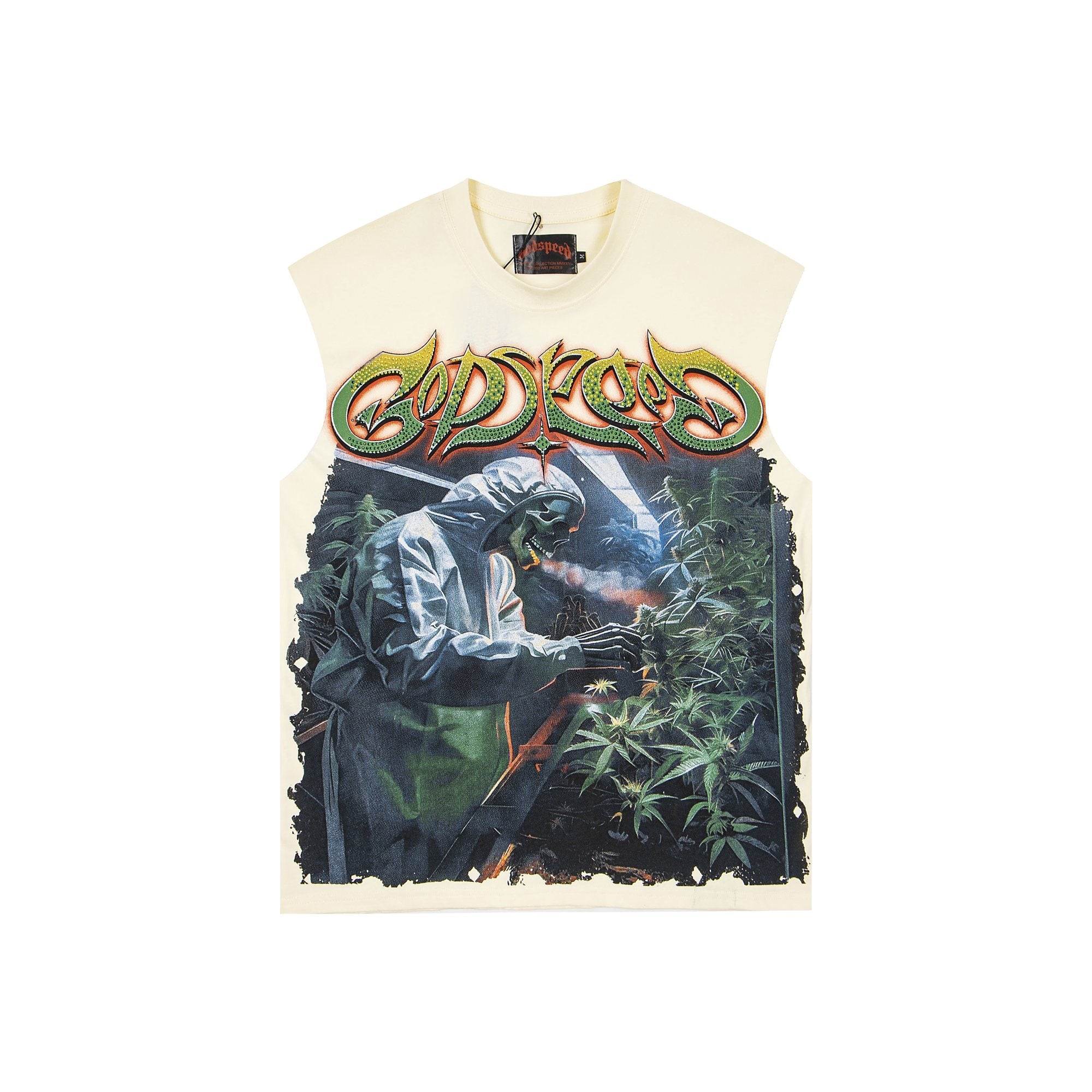 Godspeed Legalized Panther Graphic Sleeveless T-Shirt — hero