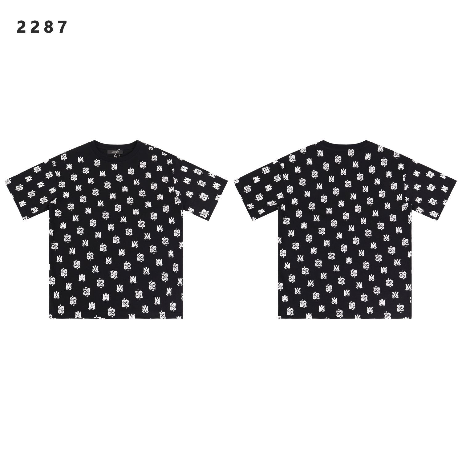 AMIRI Ornamental All-Over Graphic Short-Sleeve T-Shirt — hero