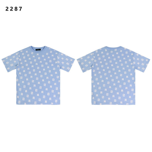 AMIRI Ornamental All-Over Graphic Short-Sleeve T-Shirt — front