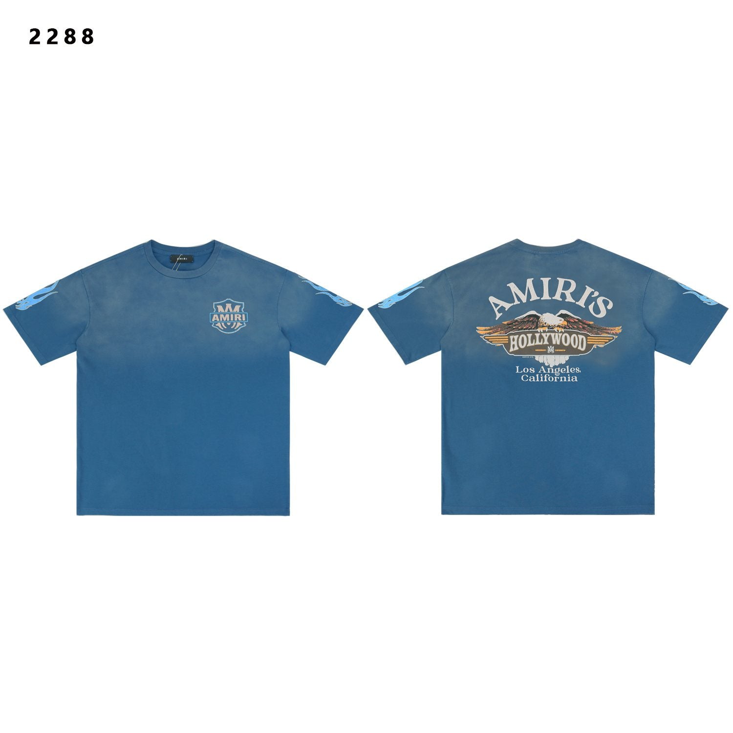 AMIRI Eagle Flame Graphic T-Shirt — front