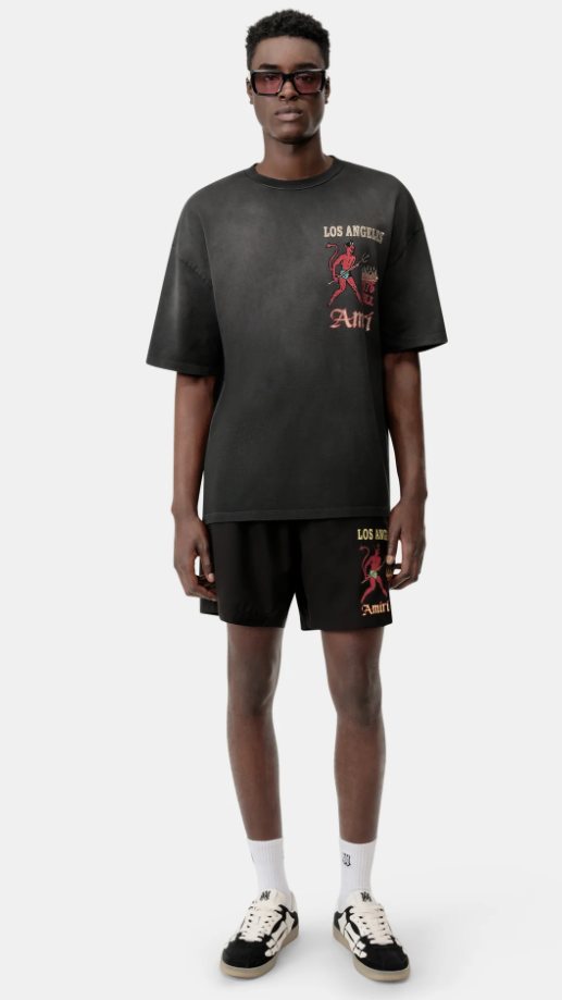 AMIRI Los Angeles Devil Graphic T-Shirt — context