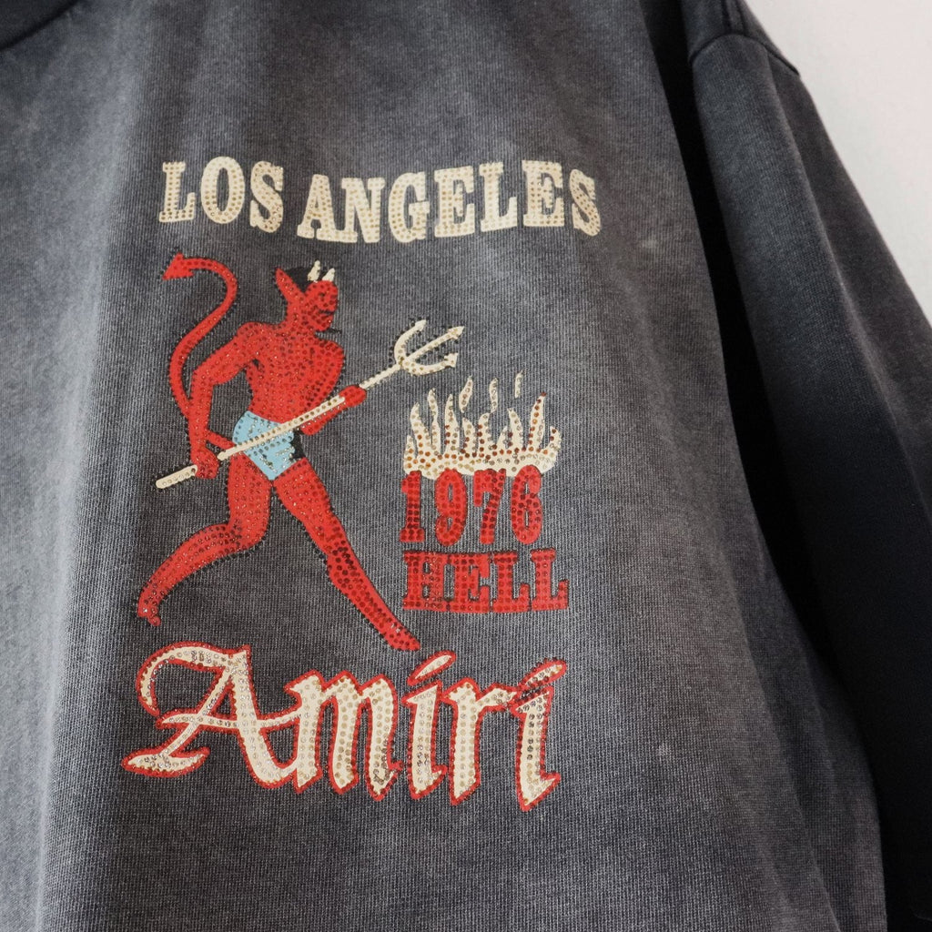 AMIRI Los Angeles Devil Graphic T-Shirt — detail