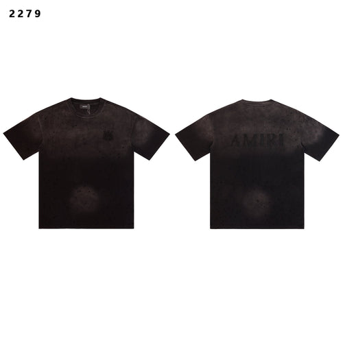 AMIRI Distressed Washed Short-Sleeve T-Shirt — hero