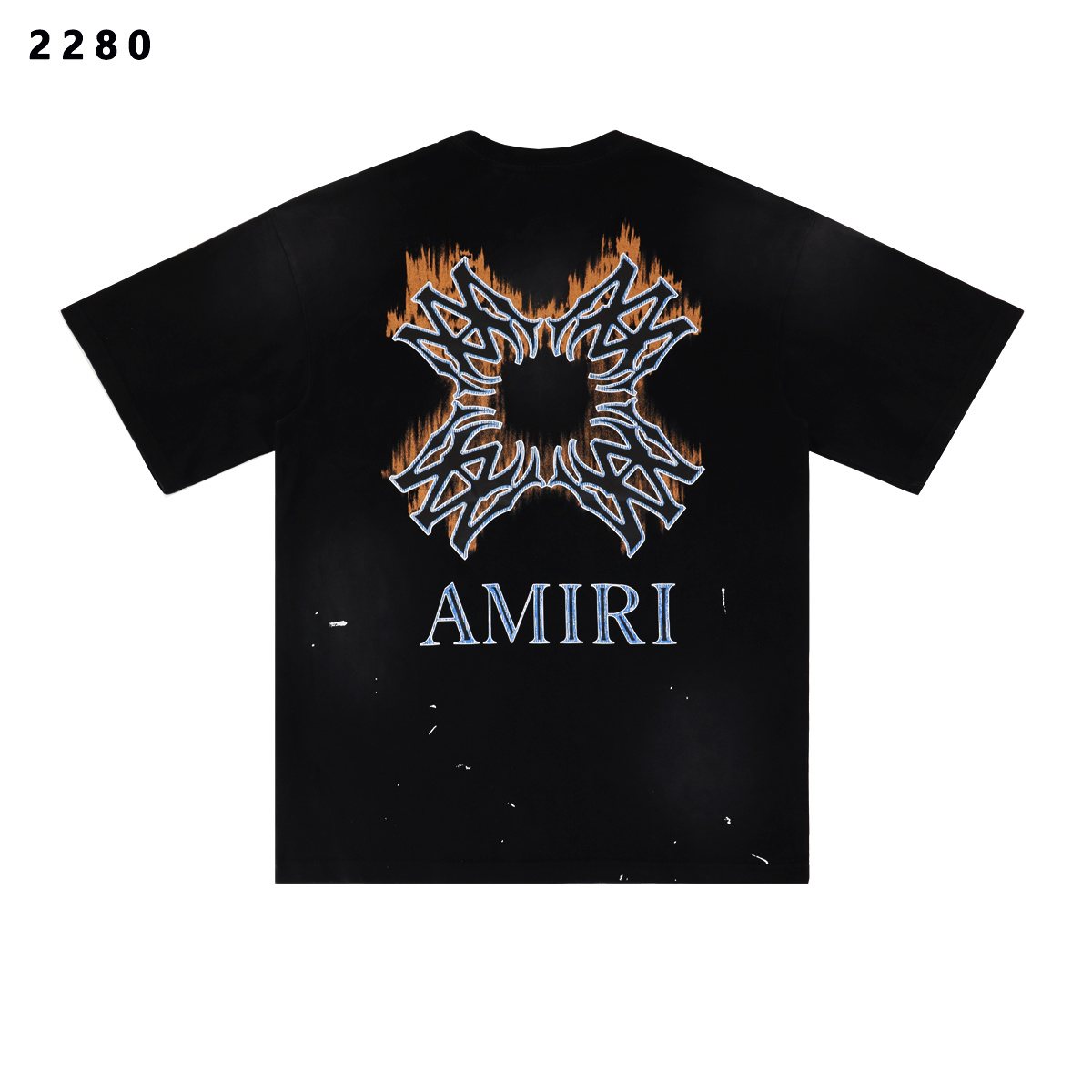 AMIRI Quad Flames Graphic T-Shirt — back