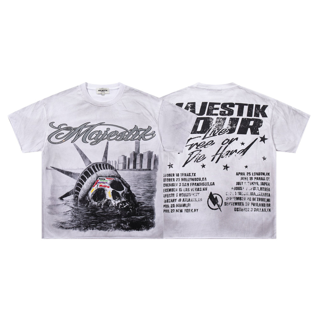 MAJESTIK Tour-Style Back Print T-Shirt — hero