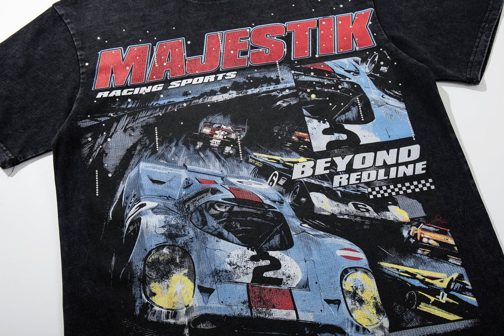 MAJESTIK Racing Graphic T-Shirt — detail