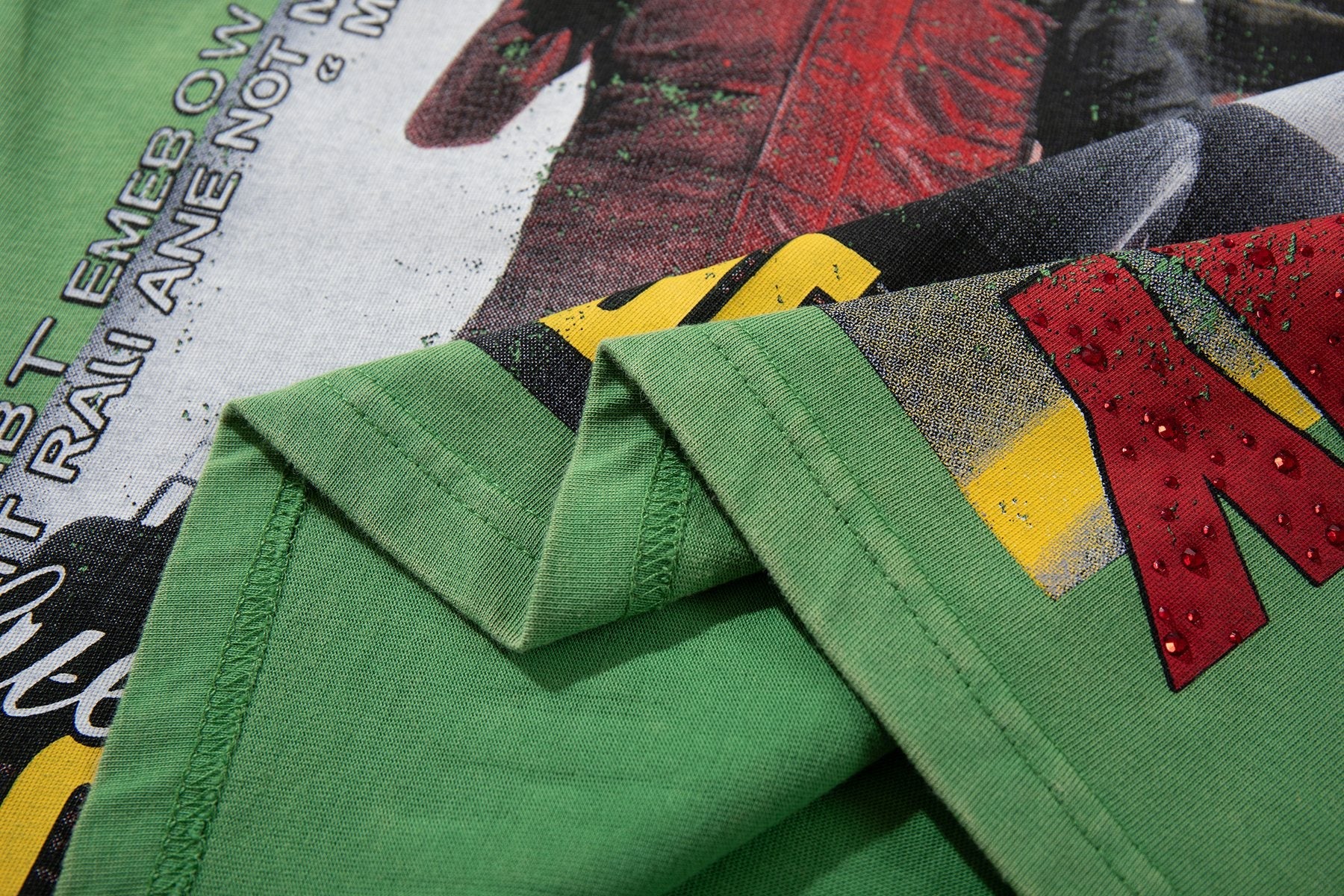 MAJESTIK Racing Graphic T-Shirt - Green — detail