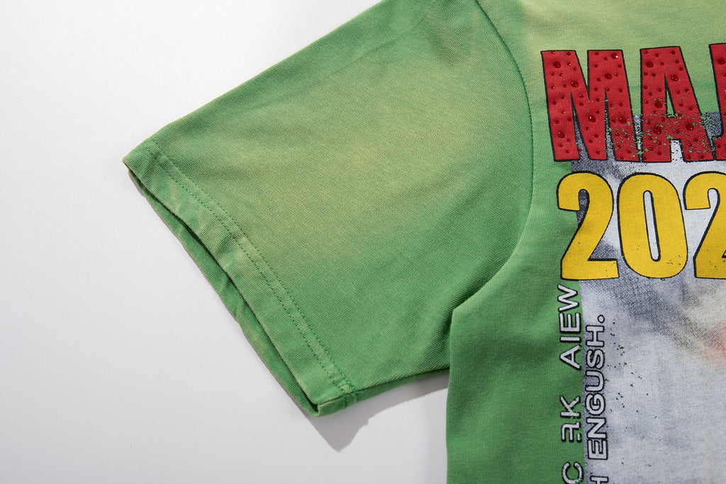 MAJESTIK Racing Graphic T-Shirt - Green — detail