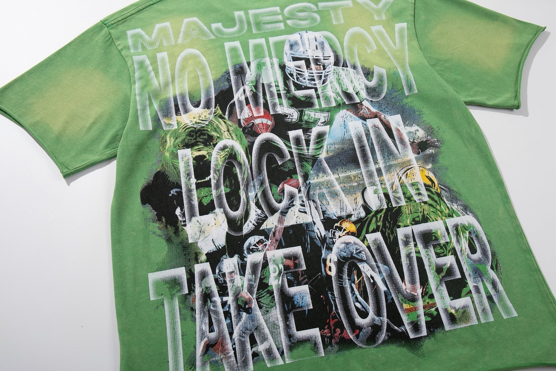 MAJESTIK Football Graphic T-Shirt — detail