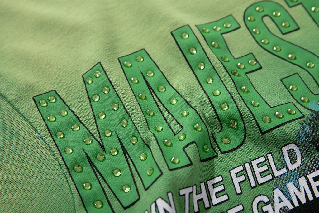 MAJESTIK Football Graphic T-Shirt — detail