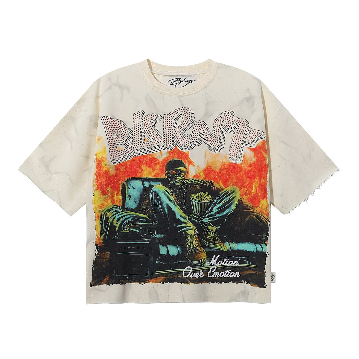 BKYS Revival Burnt Rhinestone Graphic T-Shirt — hero