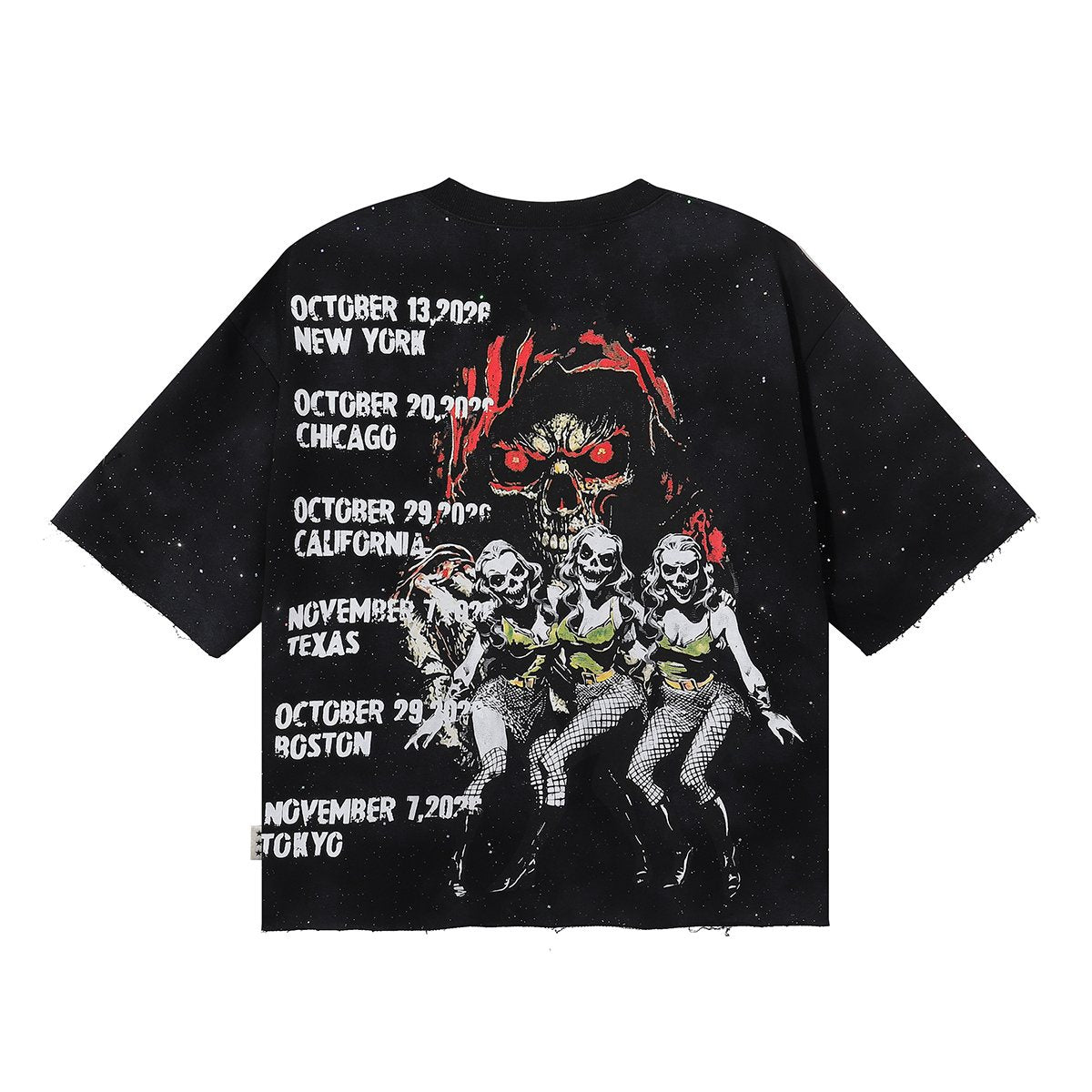 BKYS Revival Hellfest Speckle Graphic T-Shirt — back