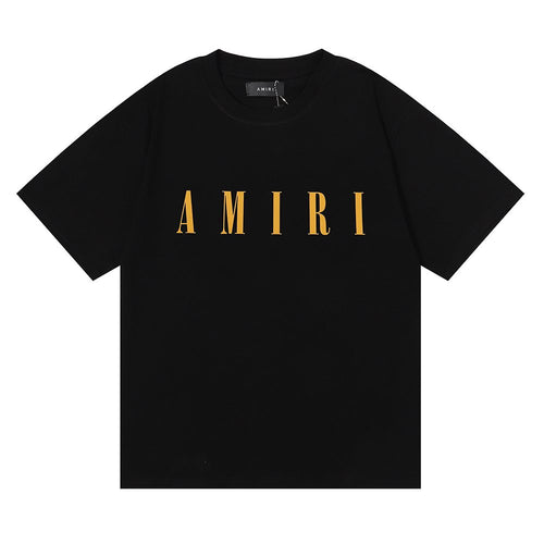 AMIRI Gold Wordmark T-Shirt — front