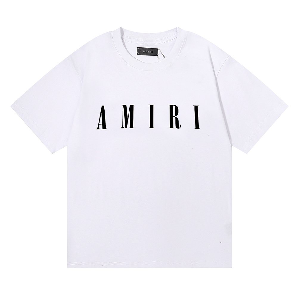 AMIRI Monochrome Wordmark T-Shirt — front
