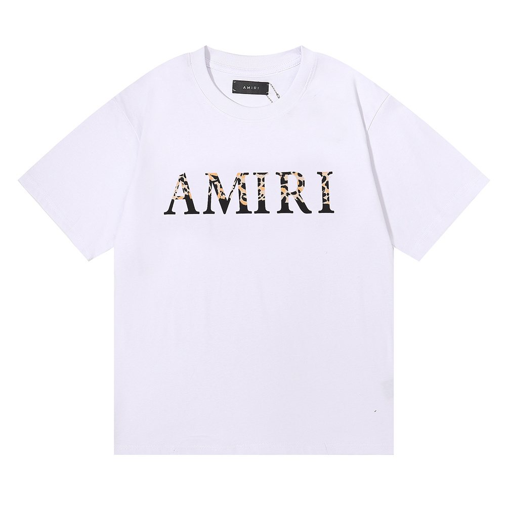 AMIRI Leopard Graphic T-Shirt — front