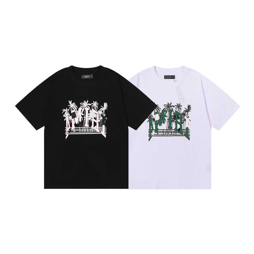 AMIRI Palm Graphic T-Shirt — comparison