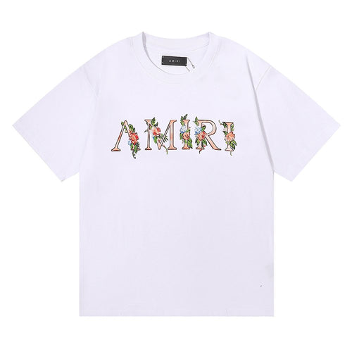 AMIRI Floral Butterfly Graphic Short-Sleeve T-Shirt — front