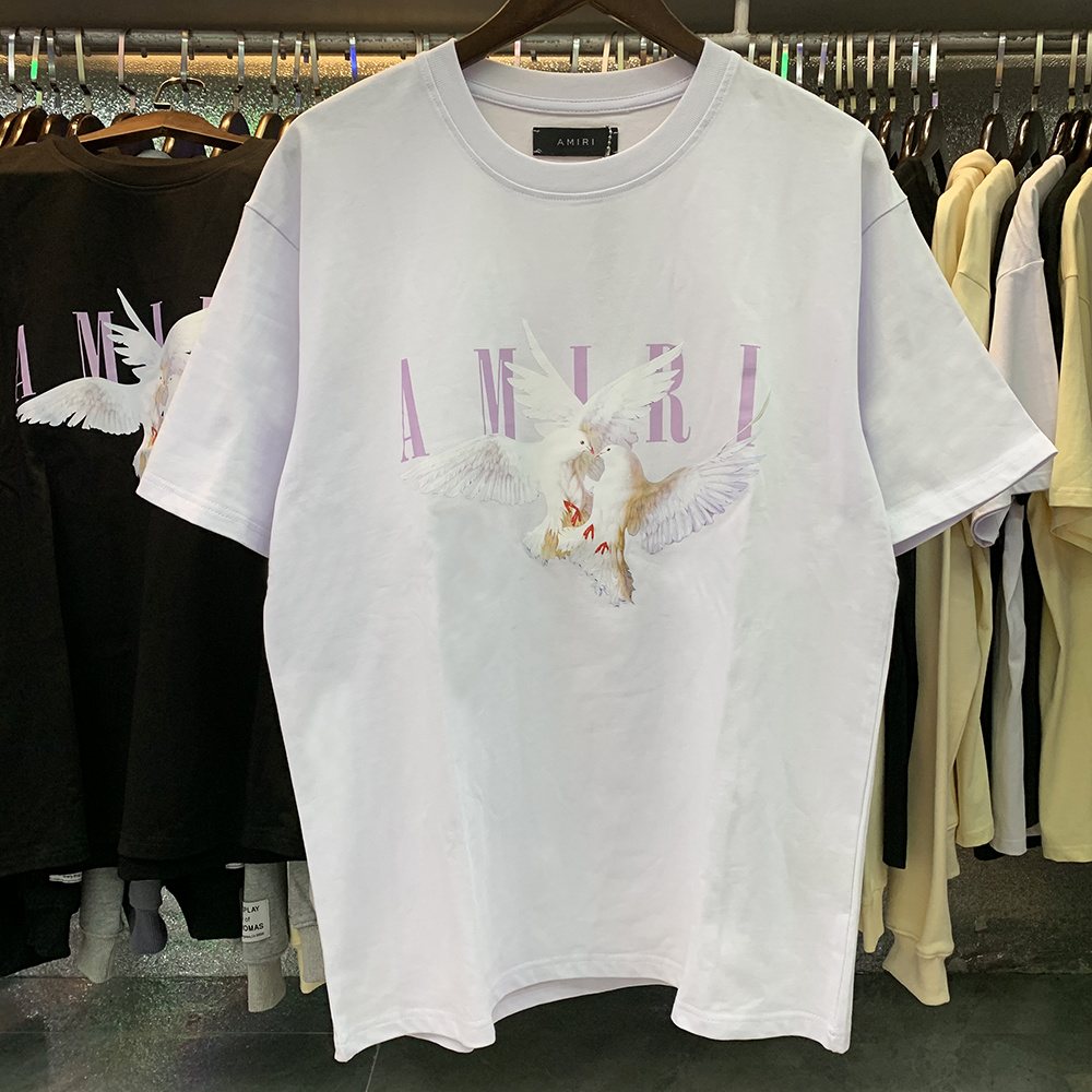 AMIRI Dove Graphic Short-Sleeve T-Shirt — context