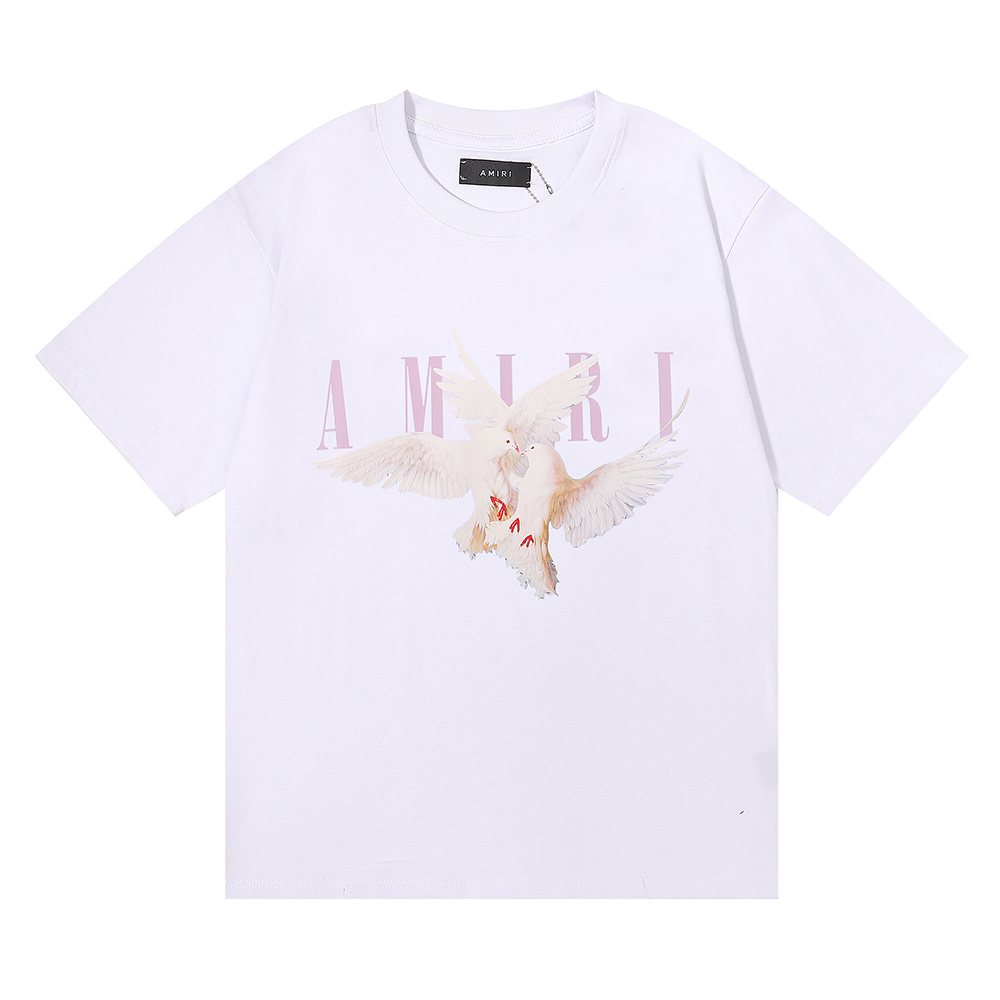 AMIRI Dove Graphic Short-Sleeve T-Shirt — front