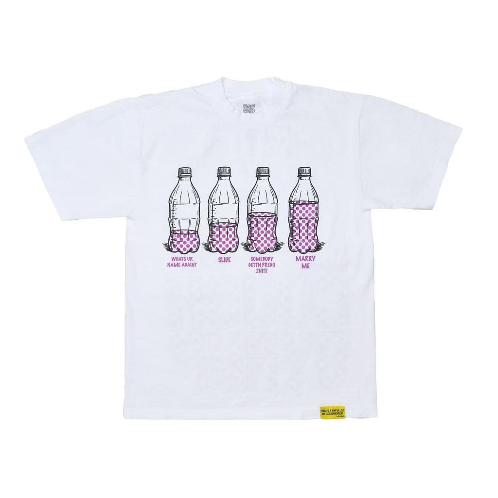 THAT'S A AWFUL LOT OF COUGH SYRUP Front & Back Graphic Short-Sleeve T-Shirt — hero