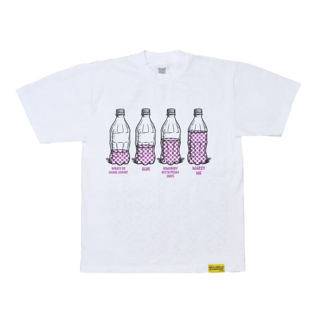 THAT'S A AWFUL LOT OF COUGH SYRUP Front & Back Graphic Short-Sleeve T-Shirt — hero
