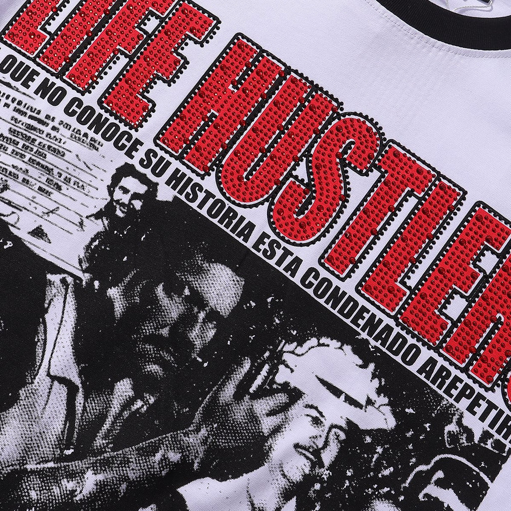 Life Hustlere Plata o Plomo Graphic T-Shirt — detail