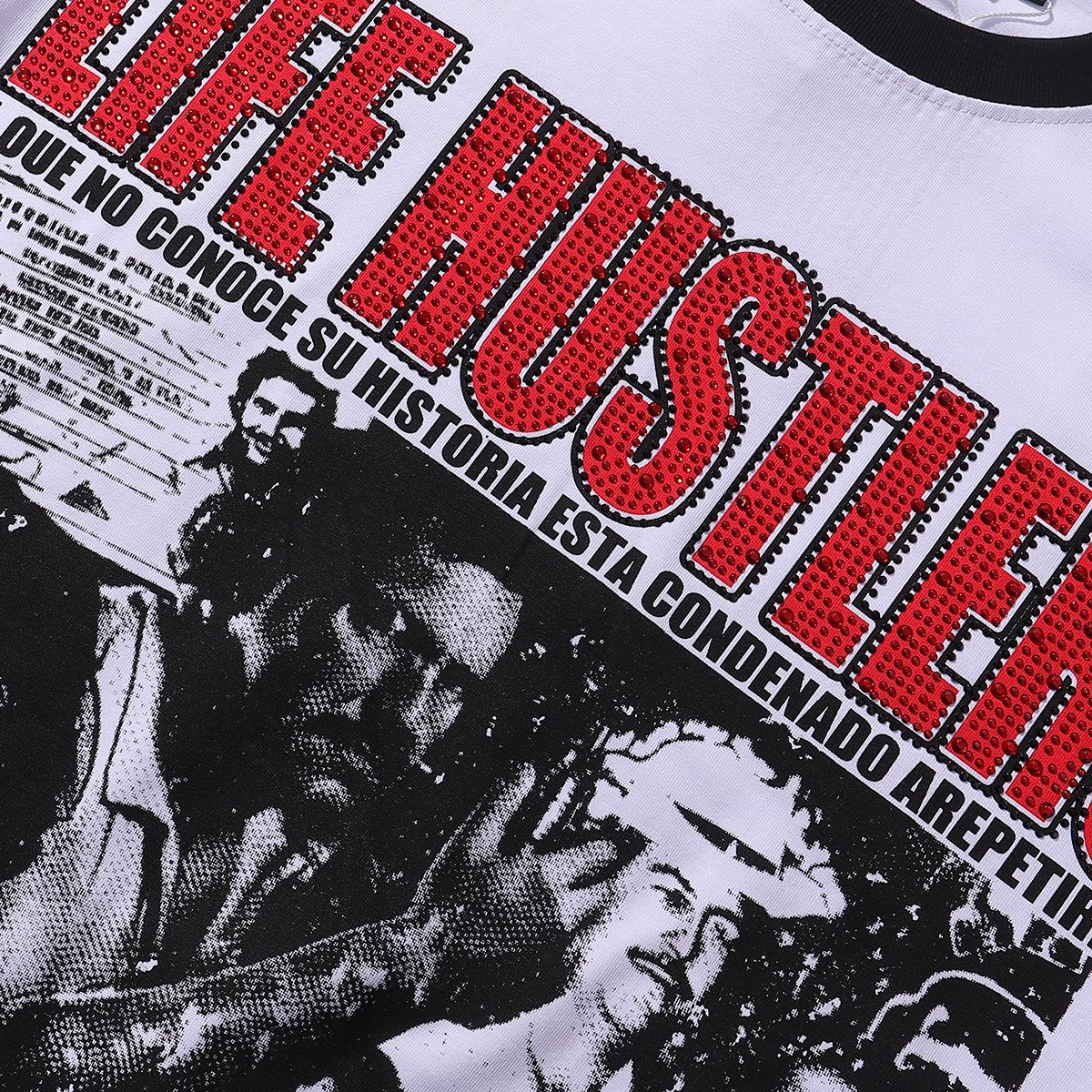 Life Hustlere Plata o Plomo Graphic T-Shirt — detail