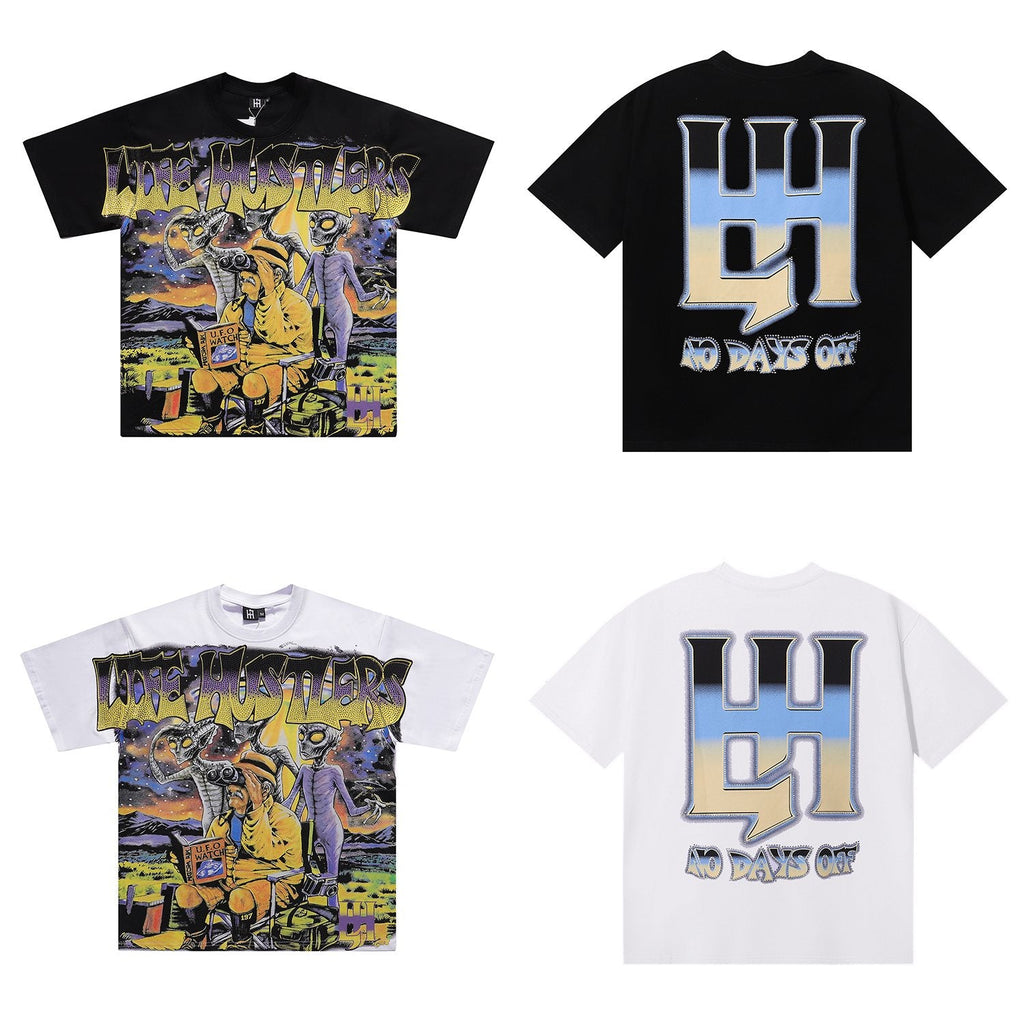 Life Hustlere Alien Graphic Short-Sleeve T-Shirt — comparison