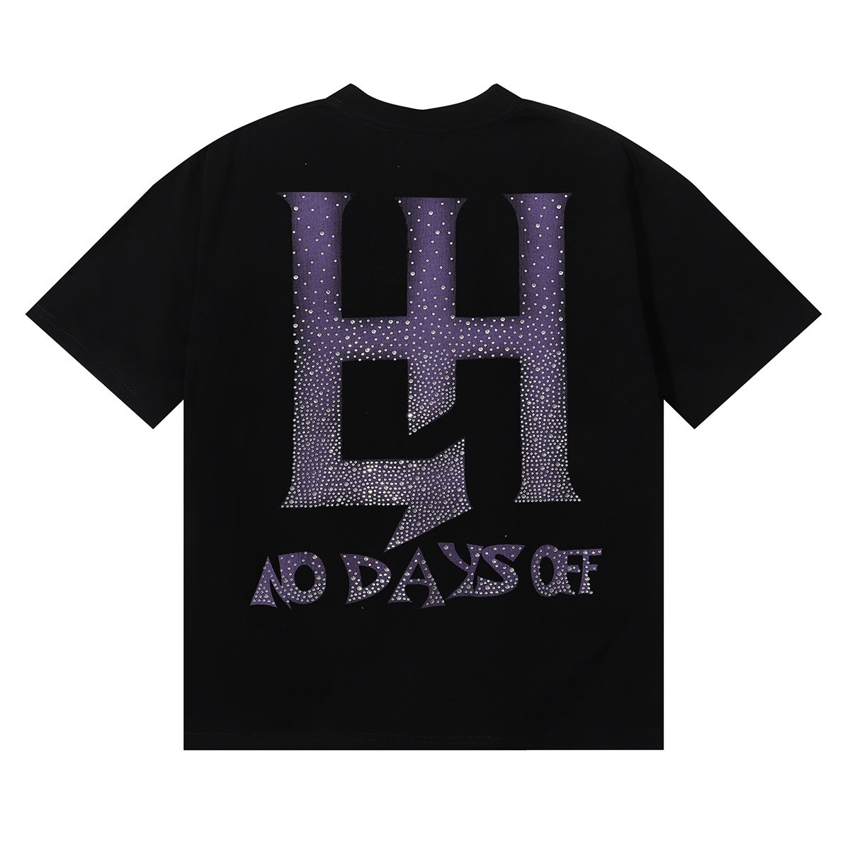 Life Hustlere Sexy Astronaut Rhinestone-Style Graphic T-Shirt — back