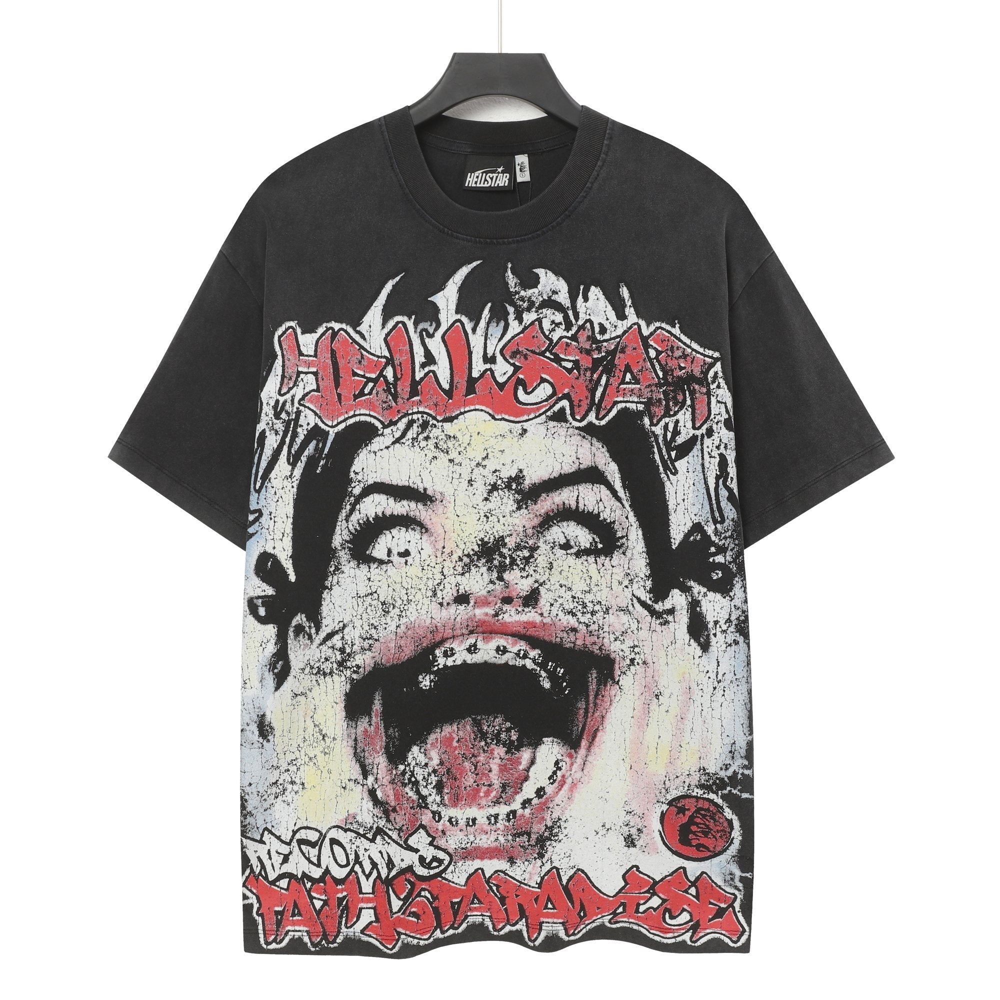 Hellstar Distressed Graphic Short-Sleeve T-Shirt — hero