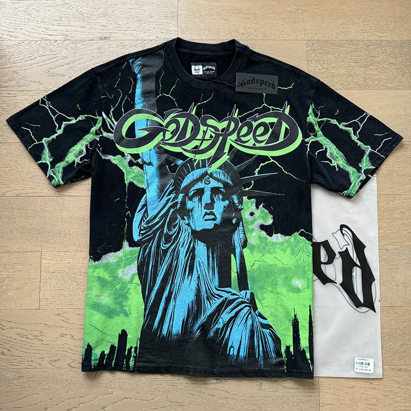 Godspeed Out of Many One Graphic T-Shirt — context