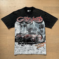 Godspeed Out of Many, One Washed Black Graphic T-Shirt — hero
