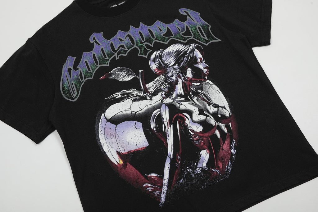 Godspeed Gothic Graphic T-Shirt — detail
