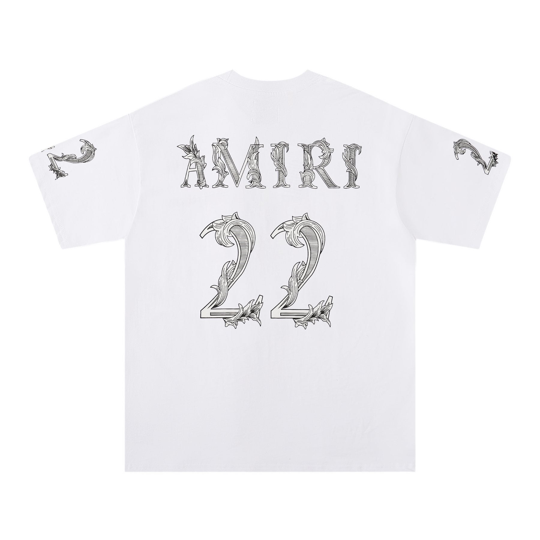 AMIRI Number Graphic Short-Sleeve T-Shirt — back