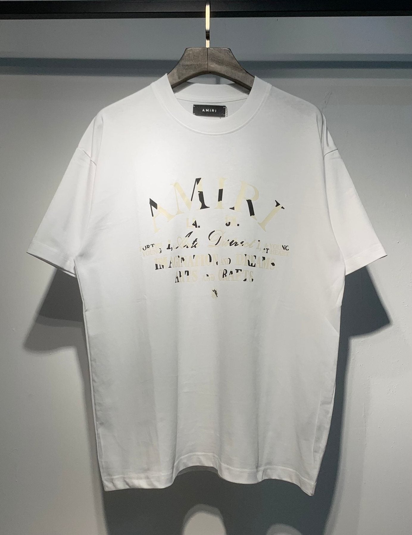 AMIRI Front Typographic Graphic T-Shirt — front