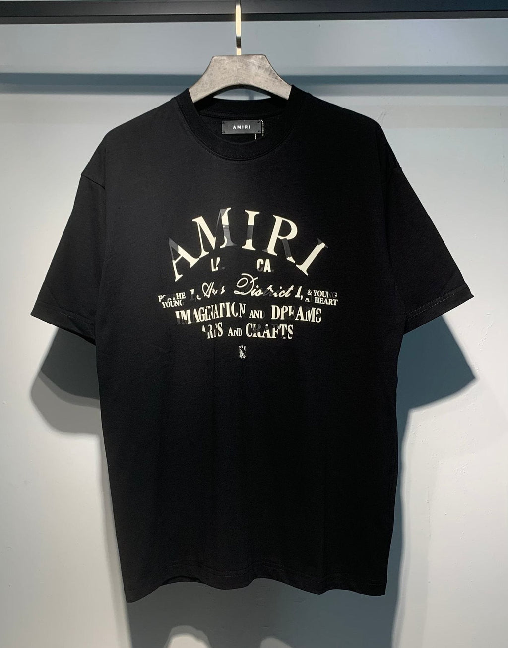 AMIRI Front Typographic Graphic T-Shirt — front