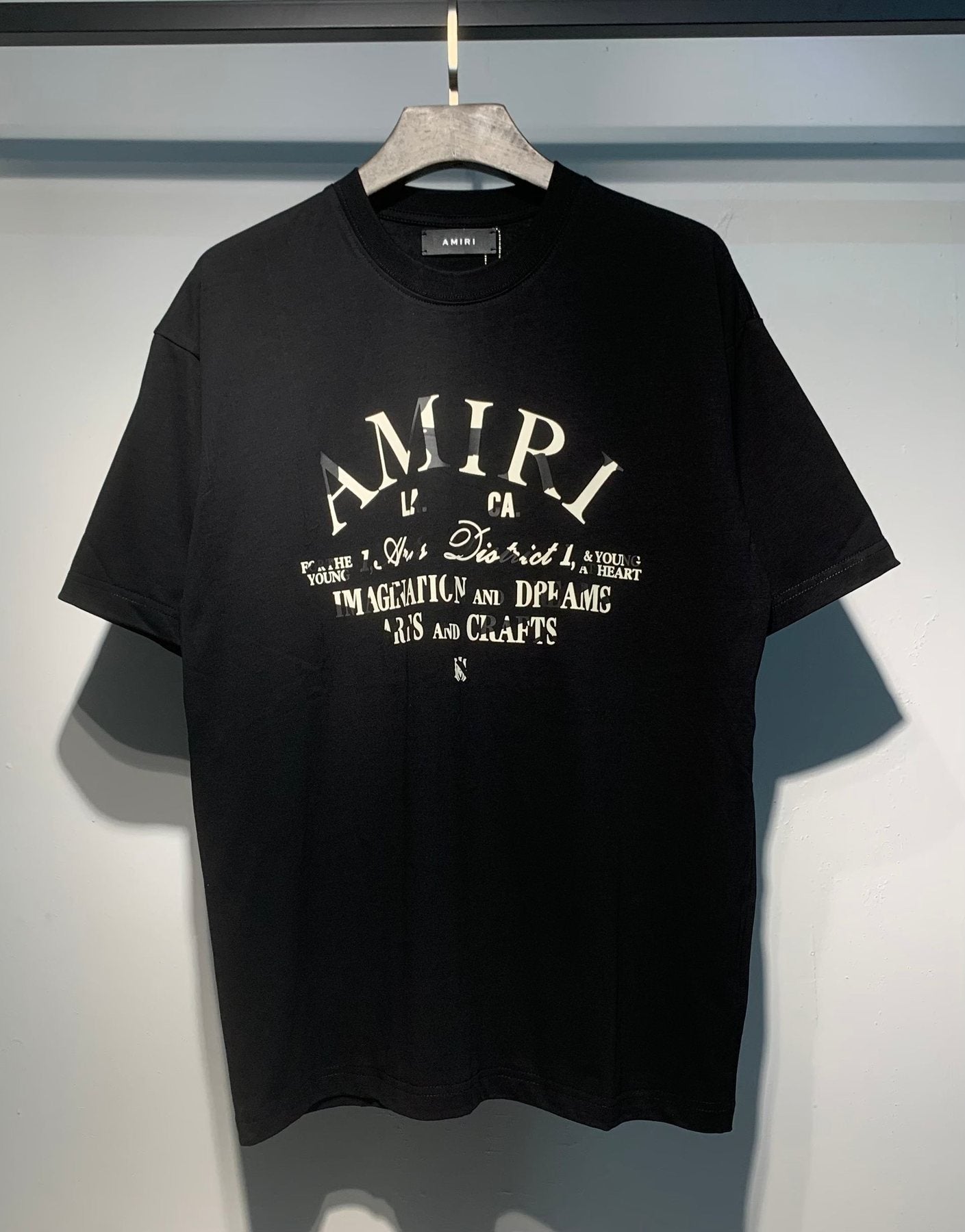 AMIRI Front Typographic Graphic T-Shirt — front