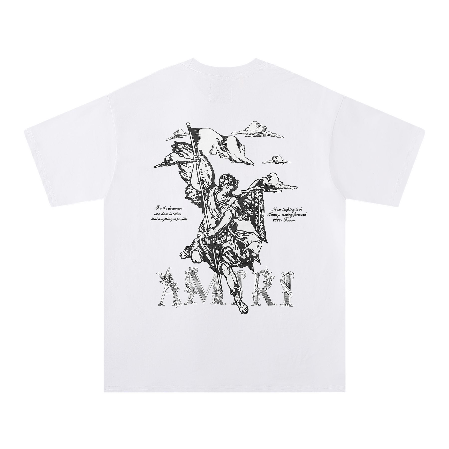 AMIRI Angel Flag Graphic T-Shirt — front