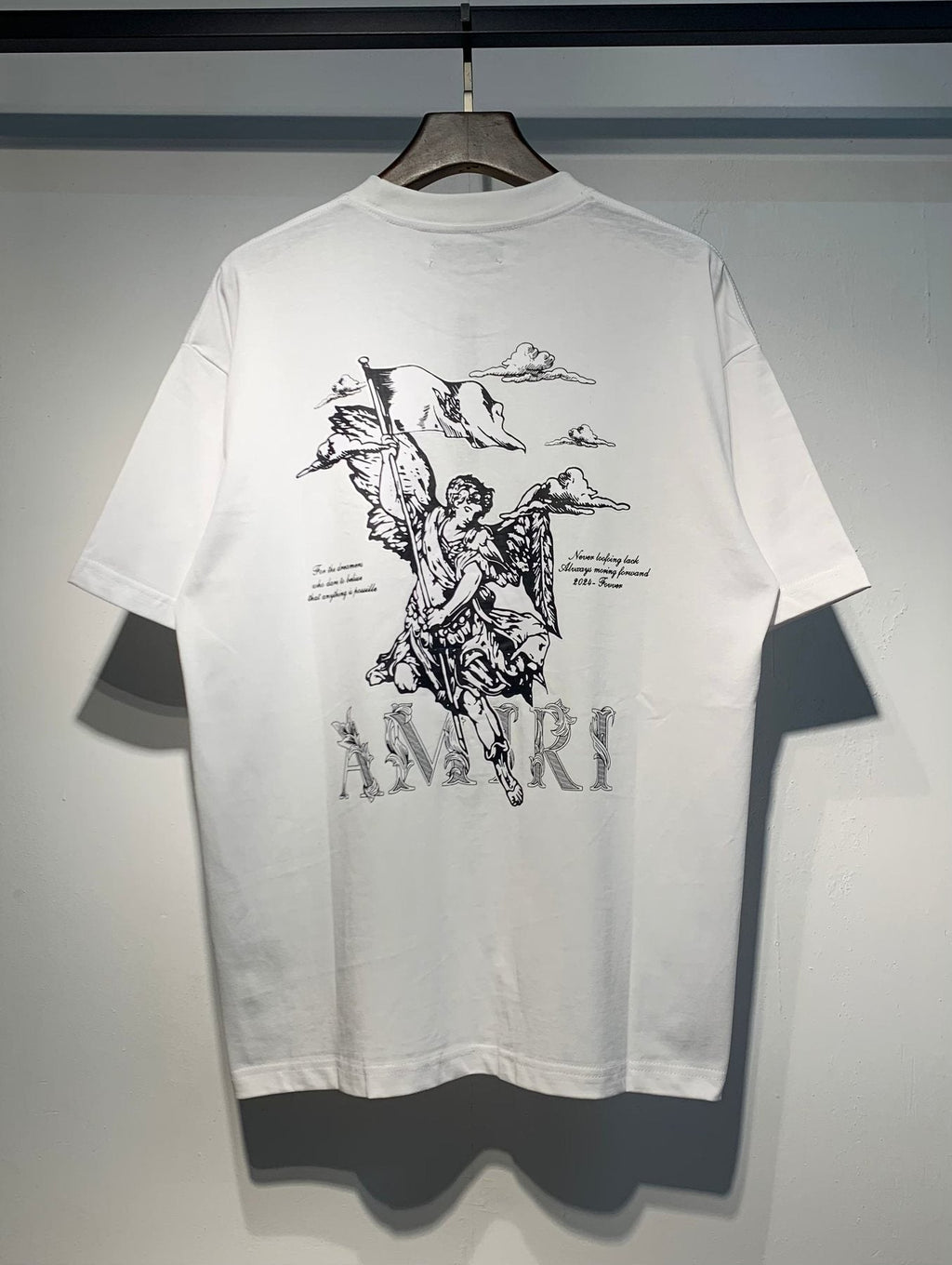 AMIRI Angel Flag Graphic T-Shirt — front