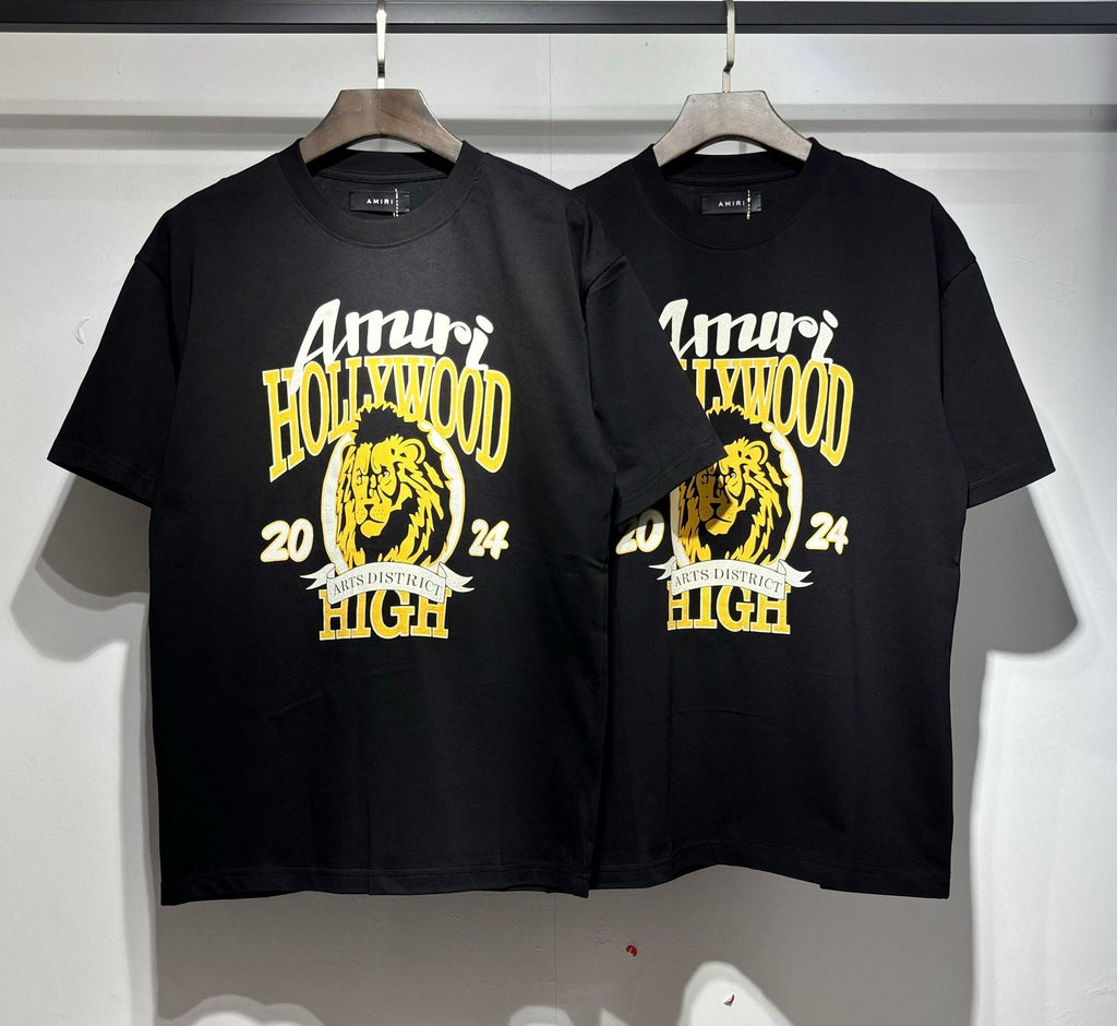 AMIRI Lion & Letter Graphic Short-Sleeve T-Shirt — context