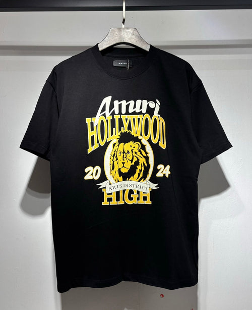 AMIRI Lion & Letter Graphic Short-Sleeve T-Shirt — front