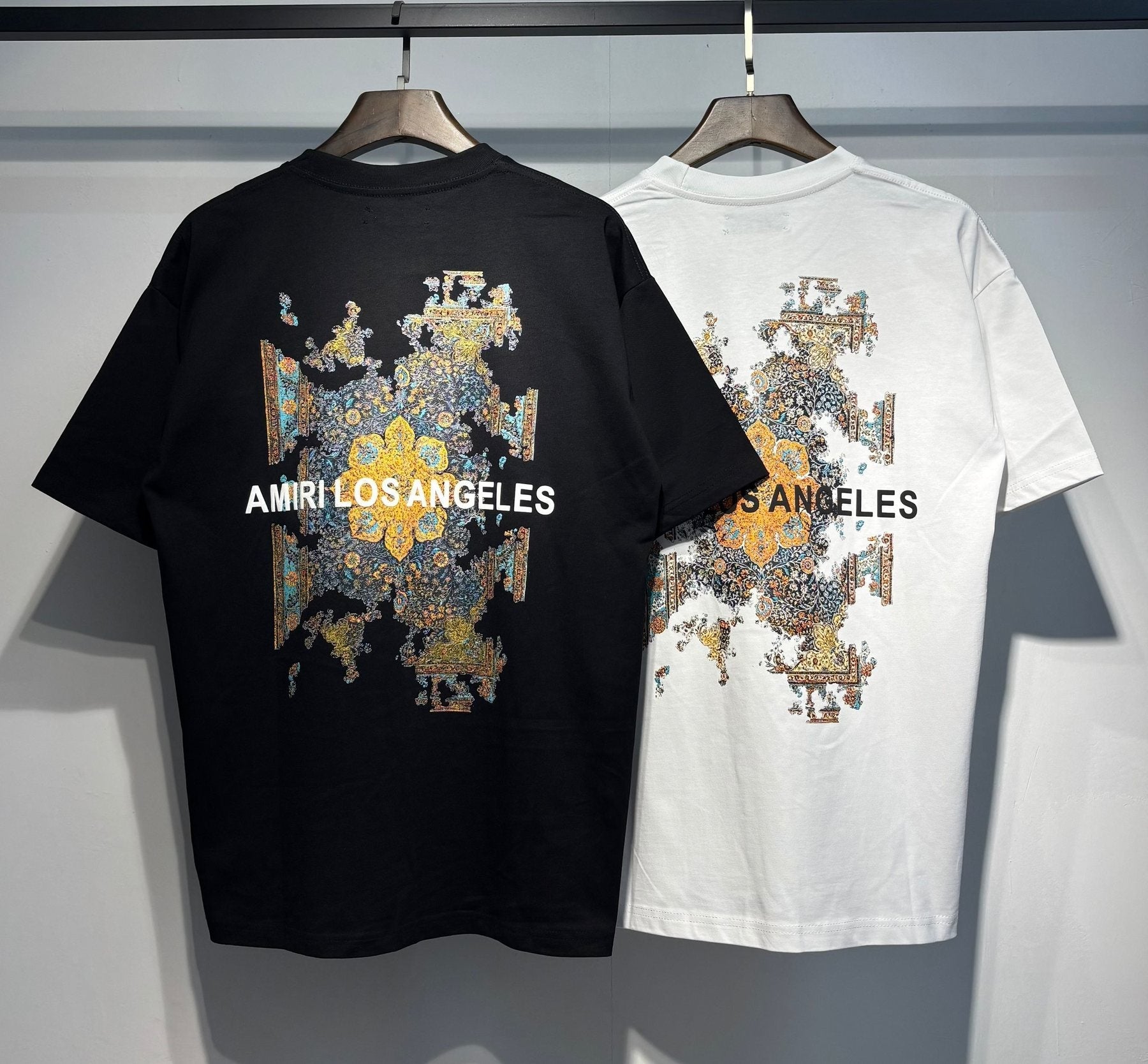AMIRI Letter Graphic Short-Sleeve T-Shirt — comparison