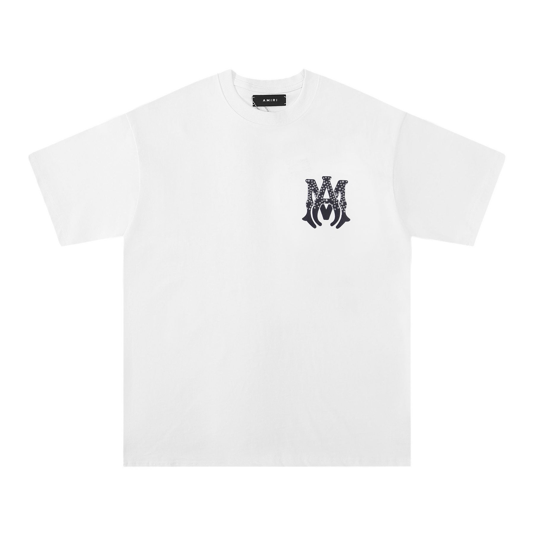 AMIRI Silver Letter Graphic Short-Sleeve T-Shirt — front
