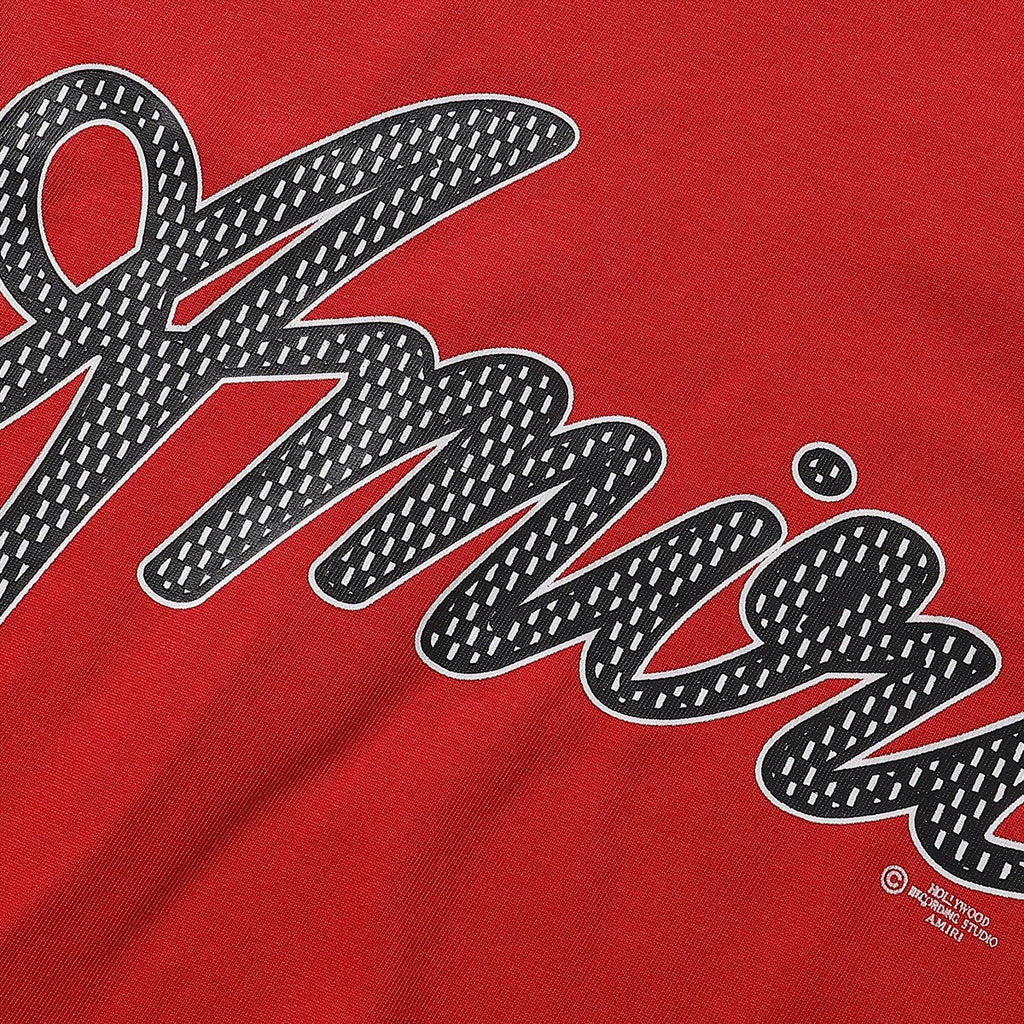 AMIRI Letter Graphic Short-Sleeve T-Shirt — fabric_closeup