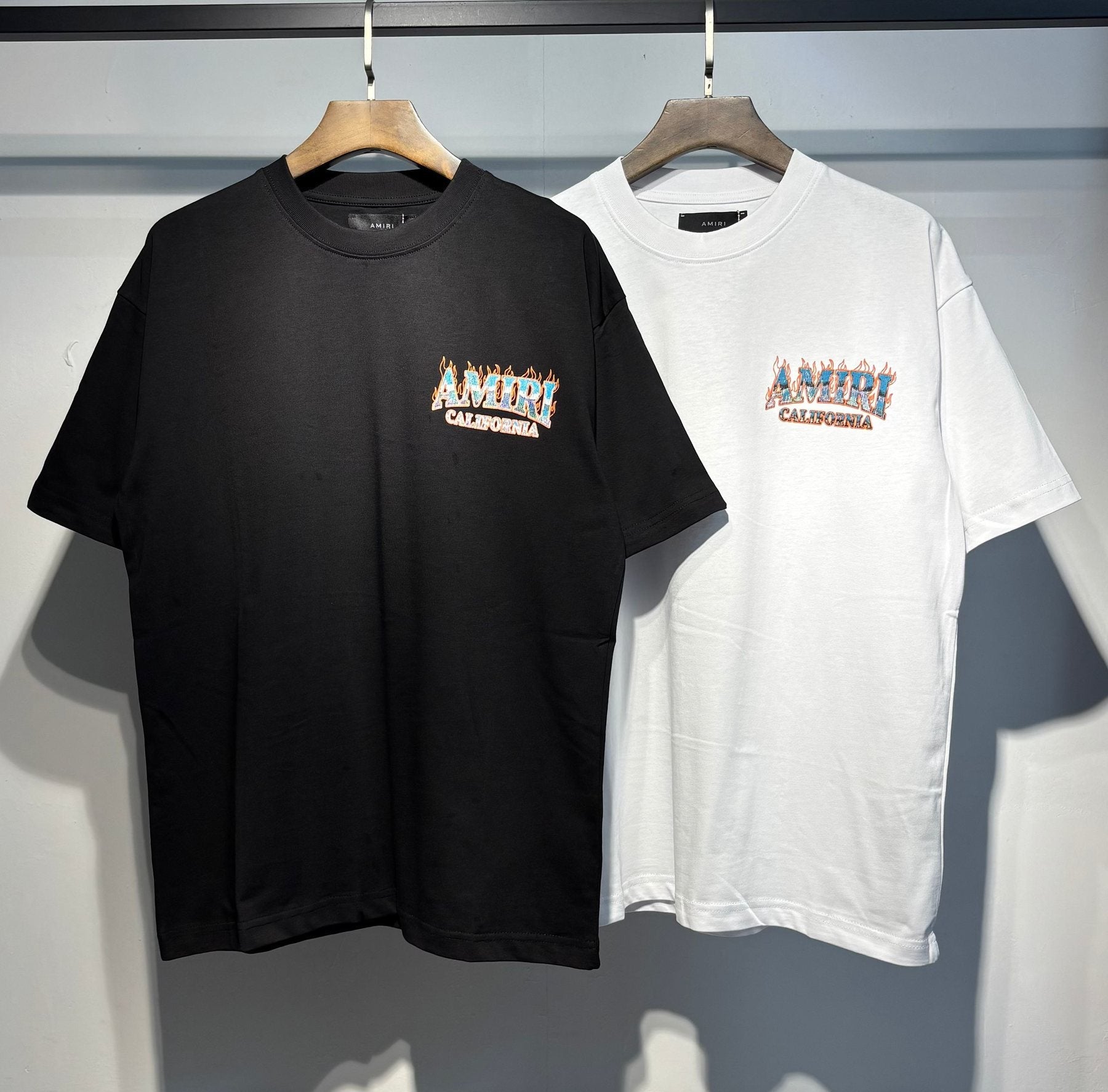 AMIRI California Flame Palm Graphic T-Shirt — comparison