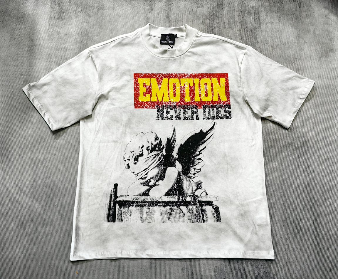 MIXED EMOTION Angel Graphic Short-Sleeve T-Shirt — hero