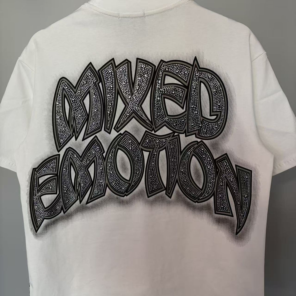 MIXED EMOTION Zombie Gothic Graphic T-Shirt — detail
