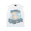 MIXED EMOTION Angel Graphic Sleeveless T-Shirt — front